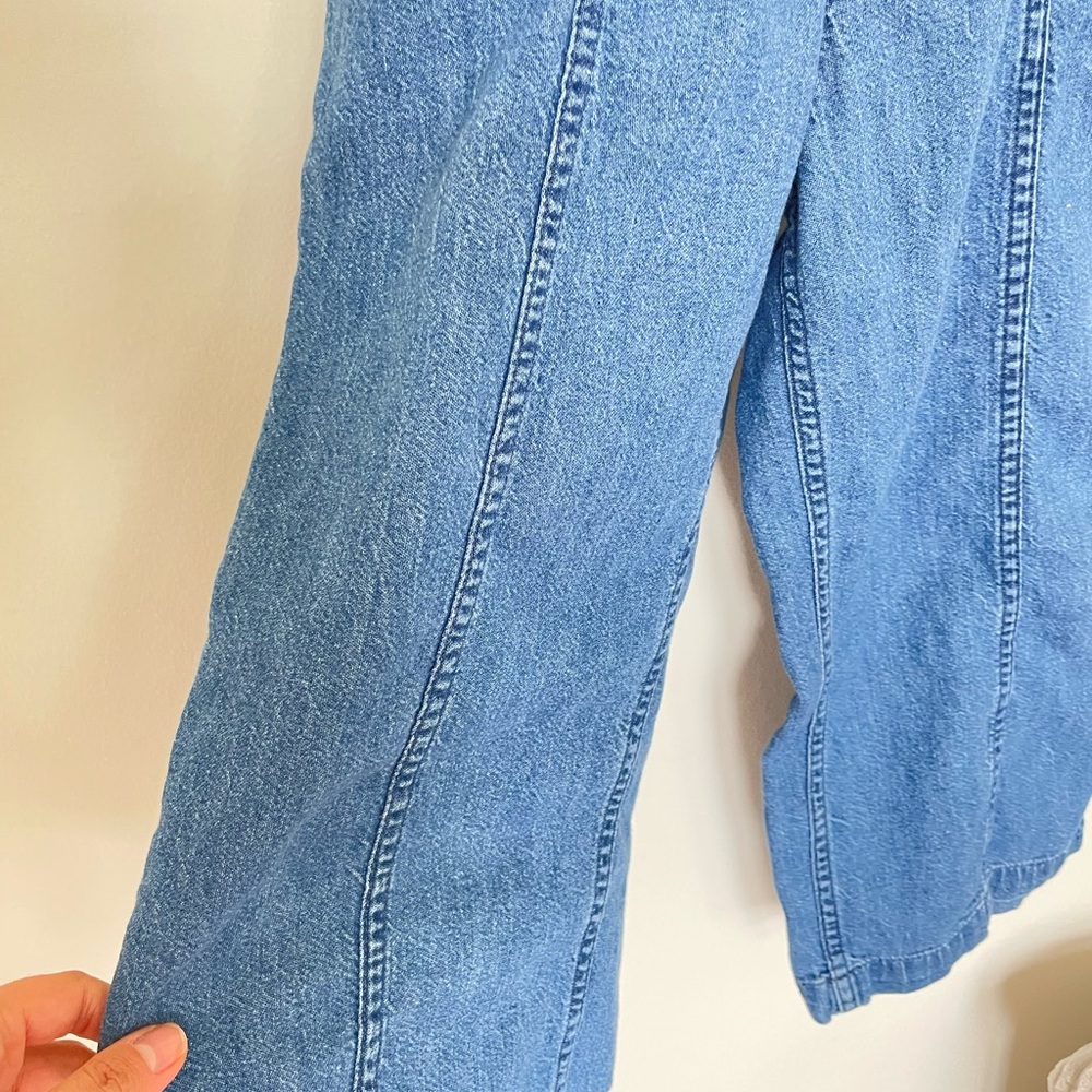 Kids Blue Denim Jumpsuit - Picture 2 of 6